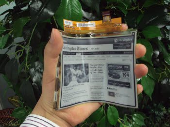 LG inicia producción de e-Ink flexible